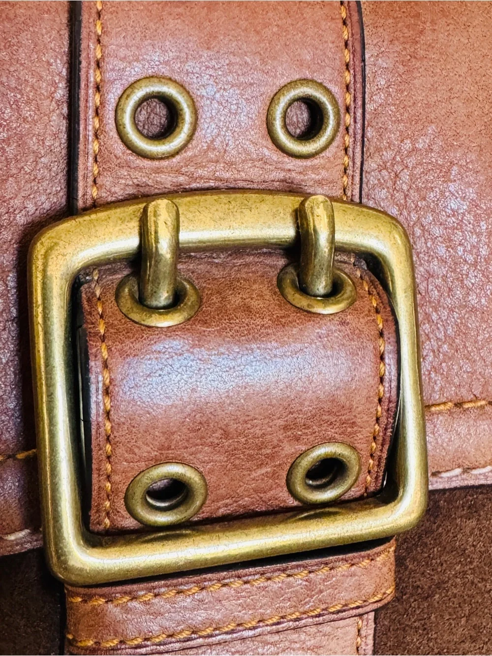 👜 Coach Special Edition Fall 2004 Signature Jacquard Suede Leather Shoulder Bag - Picture 8 of 15
